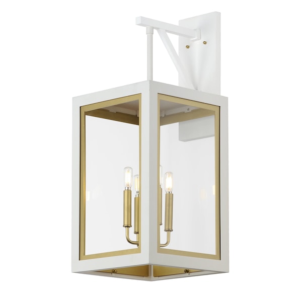 Maxim Lighting Neoclass 4-Light Outdoor Wall Sconce 30056CLWTGLD - main